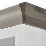 Стеллаж Бостон-1000 Белый воск+серый - картинка 4 Стеллаж Бостон-1000 Белый воск+серый - картинка 4