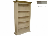 Стеллаж Бостон из сосны белый воск купить в Москве Стеллаж Бостон из сосны белый воск купить в Москве
