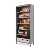 Стеллаж ХЕМНЭС (Россия)  серый/светло-коричневый картинка 1