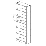 деревянный стеллаж 7 полок деревянный стеллаж 7 полок