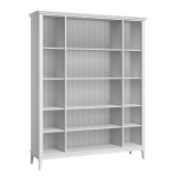 Стеллаж Квадро-С 40-205 белый лак массив сосны  картинка 1