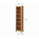 Стеллаж малый ХЕМНЭС (Россия) оригинал светло-коричневый 4 Стеллаж малый ХЕМНЭС (Россия) оригинал светло-коричневый 4