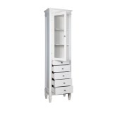 Стеллаж Ольса 101/014 (Л) с тремя полками, стеклянной дверкой и пятью ящиками-2 Стеллаж Ольса 101/014 (Л) с тремя полками, стеклянной дверкой и пятью ящиками-2