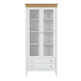 Стеллаж Ольса-202/002 Белый лак + антик №24 - картинка 2 Стеллаж Ольса-202/002 Белый лак + антик №24 - картинка 2