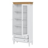 Стеллаж Ольса-202/002 Белый лак + антик №24 - картинка 3 Стеллаж Ольса-202/002 Белый лак + антик №24 - картинка 3