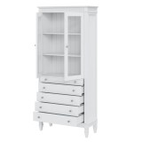 Стеллаж Ольса-202/014 Белый лак - картинка 7