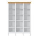 Стеллаж Ольса-300/000 Белый лак + антик №24 - картинка 2 Стеллаж Ольса-300/000 Белый лак + антик №24 - картинка 2