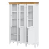 Стеллаж Ольса-303/300 Белый лак + антик №24 - картинка 3 Стеллаж Ольса-303/300 Белый лак + антик №24 - картинка 3