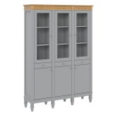 Стеллаж Ольса-303/330 серый №7042 + антик №24 - картинка 1