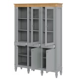 Стеллаж Ольса-303/330 серый №7042 + антик №24 - картинка 3 Стеллаж Ольса-303/330 серый №7042 + антик №24 - картинка 3