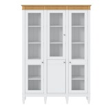 Стеллаж Ольса-321/100 Белый лак + антик №24 - картинка 2 Стеллаж Ольса-321/100 Белый лак + антик №24 - картинка 2