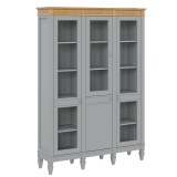 Стеллаж Ольса-321/100 серый №7042 + антик №24 - картинка 1