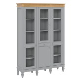 Стеллаж Ольса-321/110 серый №7042 + антик №24 - картинка 1