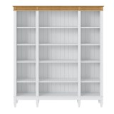 Стеллаж Ольса-400/000 Белый лак + антик №24 - картинка 2 Стеллаж Ольса-400/000 Белый лак + антик №24 - картинка 2