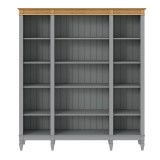 Стеллаж Ольса-400/000 серый №7042 + антик №24 - картинка 2 Стеллаж Ольса-400/000 серый №7042 + антик №24 - картинка 2