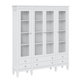 Стеллаж Ольса-404/006 Белый лак - картинка 1