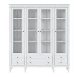 Стеллаж Ольса-404/006 Белый лак - картинка 2 Стеллаж Ольса-404/006 Белый лак - картинка 2