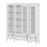 Стеллаж Ольса-404/006 Белый лак - картинка 3 Стеллаж Ольса-404/006 Белый лак - картинка 3