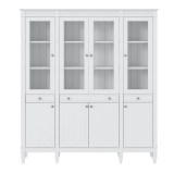 Стеллаж Ольса-404/430 Белый лак - картинка 2