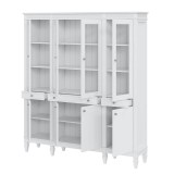 Стеллаж Ольса-404/430 Белый лак - картинка 3