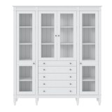 Стеллаж Ольса-422/014 Белый лак - картинка 2 Стеллаж Ольса-422/014 Белый лак - картинка 2