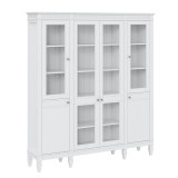 Стеллаж Ольса-422/200 Белый лак - картинка 2 Стеллаж Ольса-422/200 Белый лак - картинка 2