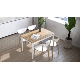 Стол 118x74 ЛЕРХАМН (ЛЫМ) белый/светло-коричневый 6 Стол 118x74 ЛЕРХАМН (ЛЫМ) белый/светло-коричневый 6