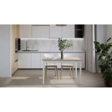 Стол 118x74 ЛЕРХАМН (ЛЫМ) белый/светло-коричневый 7 Стол 118x74 ЛЕРХАМН (ЛЫМ) белый/светло-коричневый 7