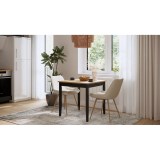 Стол 74x74 ЛЕРХАМН (ЛЫМ) черный/светло-коричневый 4 Стол 74x74 ЛЕРХАМН (ЛЫМ) черный/светло-коричневый 4