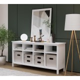 Стол консоль стеллаж ИКЕА Хемнэс 157х74х40 белый рис 6 Стол консоль стеллаж ИКЕА Хемнэс 157х74х40 белый рис 6