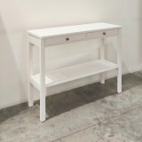 Стол консольный КАНТРИ (ХЕМНЭС) 110х40 белый​ - картинка 7