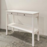 Стол консольный КАНТРИ (ХЕМНЭС) 110х40 белый​ - картинка 8