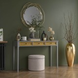 Стол консольный Квадро-С 03 Серый №7042 + антик №24 картинка 4 Стол консольный Квадро-С 03 Серый №7042 + антик №24 картинка 4