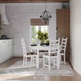 Стол круглый КАНТРИ (ХЕМНЭС) белый - картинка 5 Стол круглый КАНТРИ (ХЕМНЭС) белый - картинка 5