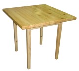 Стол обеденный 800*800 - массив сосны картинка 2 Стол обеденный 800*800 - массив сосны картинка 2