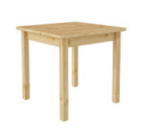 Стол обеденный 800 х 800 сосна