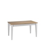 Стол обеденный Сканди 140/179 со вставкой белый/антик-1