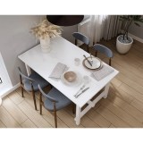 Стол обеденный Толысь 152*95 белый картинка 9