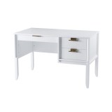 Стол письменный Бридж однотумбовый белый лак картинка 2 Стол письменный Бридж однотумбовый белый лак картинка 2