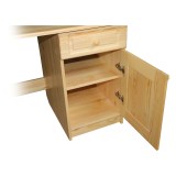 Стол письменный длина 1200 тумба 450  ящик - дверь картинка 4