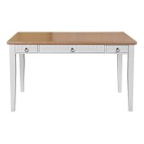 Стол письменный Хельсинки-03 Белый воск +антик - картинка 2