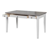 Стол письменный Хельсинки-03 Белый воск+серый - картинка 3 Стол письменный Хельсинки-03 Белый воск+серый - картинка 3