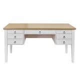 Стол письменный Хельсинки-07 Белый воск +антик - картинка 2