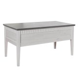 Стол письменный Хельсинки-07 Белый воск+серый - картинка 4 Стол письменный Хельсинки-07 Белый воск+серый - картинка 4