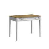 Стол письменный Квадро-С 01 Белый лак + антик №24 картинка 1