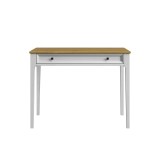 Стол письменный Квадро-С 01 Белый лак + антик №24 картинка 2