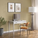 Стол письменный Квадро-С 01 Белый лак картинка 4 Стол письменный Квадро-С 01 Белый лак картинка 4