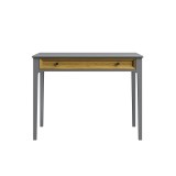 Стол письменный Квадро-С 01 Серый №7042 + антик №24 картинка 2 Стол письменный Квадро-С 01 Серый №7042 + антик №24 картинка 2