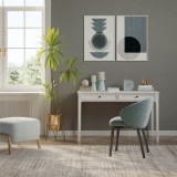 Стол письменный Квадро-С 02 Белый лак картинка 4 Стол письменный Квадро-С 02 Белый лак картинка 4