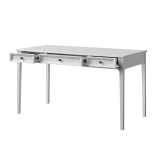 Стол письменный Квадро-С 03 Белый лак массив сосны картинка 4 Стол письменный Квадро-С 03 Белый лак массив сосны картинка 4